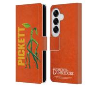 Head Case Designs Officially Licensed Fantastic Beasts: Secrets of Dumbledore Pickett Graphic Badges Leather Wallet Case Compatible With Samsung Galaxy S26