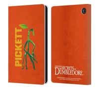 Head Case Designs Officially Licensed Fantastic Beasts: Secrets of Dumbledore Pickett Graphic Badges Leather Wallet Case Compatible With Amazon Fire 7 2022