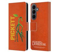 Head Case Designs Officially Licensed Fantastic Beasts: Secrets of Dumbledore Pickett Graphic Badges Leather Wallet Case Compatible With Samsung Galaxy S26 Plus