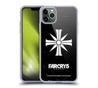 Head Case Designs Officially Licensed Far Cry 5 Key Art And Logo Distressed Look Cult Emblem Gel Case [Military Grade Protection] Compatible with Apple iPhone 11 Pro Max and Compatible with MagSafe
