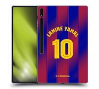 Head Case Designs Officially Licensed FC Barcelona 202526 Players Home Kit Lamine Yamal Soft Gel Case for Samsung Galaxy Tab S8 Ultra