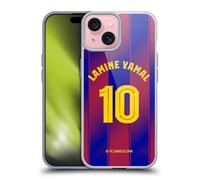 Head Case Designs Officially Licensed FC Barcelona 202526 Players Home Kit Lamine Yamal Soft Gel Case for Apple iPhone 15