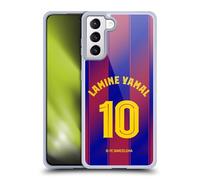 Head Case Designs Officially Licensed FC Barcelona 202526 Players Home Kit Lamine Yamal Soft Gel Case for Samsung Galaxy S21+ 5G