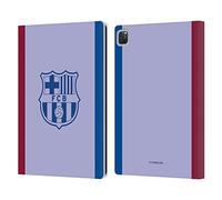 Head Case Designs Officially Licensed FC Barcelona Away 2021/22 CREST KIT Leather Wallet Case Compatible With Apple iPad Pro 12.9 2020/2021/2022