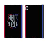 Head Case Designs Officially Licensed FC Barcelona Away 2024/25 Crest Kit Leather Wallet Case Compatible With Apple iPad Pro 12.9 2020/2021/2022