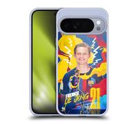 Head Case Designs Officially Licensed FC Barcelona Frenkie de Jong 2022/23 First Team Gel Case [Military Grade Protection] Compatible with Google Pixel 10 Pro XL and Compatible with MagSafe