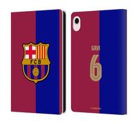Head Case Designs Officially Licensed FC Barcelona Gavi 2024/25 Players Home Kit Leather Wallet Case Compatible With Apple iPad mini (2021/2024)