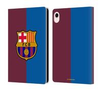 Head Case Designs Officially Licensed FC Barcelona Home 2024/25 Crest Kit Leather Wallet Case Compatible With Apple iPad mini (2021/2024)