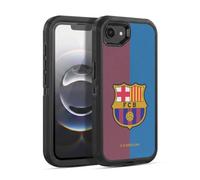Head Case Designs Officially Licensed FC Barcelona Home 2024/25 Crest Kit Ultra-Armoured Shockproof Case [Military Grade Protection] Compatible With Apple iPhone 16e / iPhone 17e