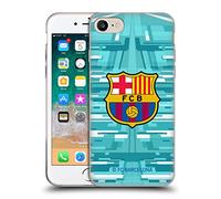 Head Case Designs Officially Licensed FC Barcelona Home Goalkeeper 2019/20 Crest Kit Gel Case [Military Grade Protection] Compatible With Apple iPhone 7/8 / SE 2020 & 2022