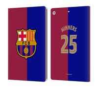 Head Case Designs Officially Licensed FC Barcelona Home Kit 2025 Spanish Cup Champions Leather Wallet Case Compatible With Apple iPad 10.2 2019/2020/2021