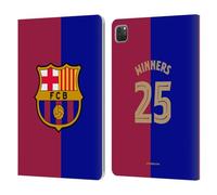 Head Case Designs Officially Licensed FC Barcelona Home Kit 2025 Spanish Cup Champions Leather Wallet Case Compatible With Apple iPad Pro 11 2020/2021 / 2022