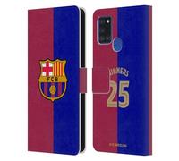 Head Case Designs Officially Licensed FC Barcelona Home Kit 2025 Spanish Cup Champions Leather Wallet Case Compatible With Samsung Galaxy A21s (2020)