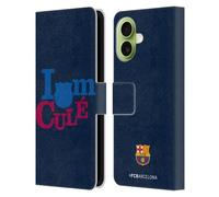 Head Case Designs Officially Licensed FC Barcelona I'M A Cule Campions Leather Wallet Case Compatible With Apple iPhone 17
