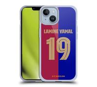 Head Case Designs Officially Licensed FC Barcelona Lamine Yamal 2024/25 Players Home Kit Gel Case [Military Grade Protection] Compatible with Apple iPhone 14 and Compatible with MagSafe