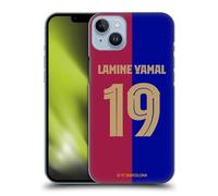 Head Case Designs Officially Licensed FC Barcelona Lamine Yamal 2024/25 Players Home Kit Hard Back Case Compatible With Apple iPhone 14 Plus