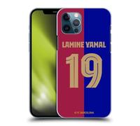 Head Case Designs Officially Licensed FC Barcelona Lamine Yamal 2024/25 Players Home Kit Hard Back Case Compatible With Apple iPhone 12 / iPhone 12 Pro
