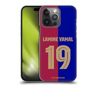 Head Case Designs Officially Licensed FC Barcelona Lamine Yamal 2024/25 Players Home Kit Hard Back Case Compatible With Apple iPhone 14 Pro