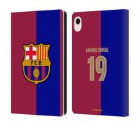Head Case Designs Officially Licensed FC Barcelona Lamine Yamal 2024/25 Players Home Kit Leather Wallet Case Compatible With Apple iPad mini (2021/2024)