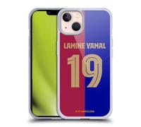 Head Case Designs Officially Licensed FC Barcelona Lamine Yamal 2024/25 Players Home Kit Soft Gel Case Compatible With Apple iPhone 13
