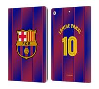 Head Case Designs Officially Licensed FC Barcelona Lamine?Yamal 2025/26 Players Home Kit Leather Wallet Case Compatible With Apple iPad 10.2 2019/2020/2021