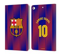 Head Case Designs Officially Licensed FC Barcelona Lamine?Yamal 2025/26 Players Home Kit Leather Wallet Case Compatible With Apple iPad 9.7 2017 / iPad 9.7 2018