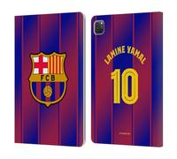 Head Case Designs Officially Licensed FC Barcelona Lamine?Yamal 2025/26 Players Home Kit Leather Wallet Case Compatible With Apple iPad Pro 11 2020/2021 / 2022