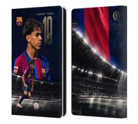 Head Case Designs Officially Licensed FC Barcelona Lamine Yamal 2026/27 First Team Leather Wallet Case Compatible With Amazon Fire 7 2022