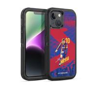 Head Case Designs Officially Licensed FC Barcelona Lionel Messi 2020/21 First Team Group 1 Ultra-Armoured Shockproof Case [Military Grade Protection] Compatible With Apple iPhone 14