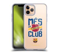 Head Case Designs Officially Licensed FC Barcelona Més Que Un Club Culé Gel Case [Military Grade Protection] Compatible with Apple iPhone 11 Pro and Compatible with MagSafe
