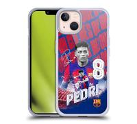 Head Case Designs Officially Licensed FC Barcelona Pedri 2023/24 First Team Gel Case [Military Grade Protection] Compatible With Apple iPhone 13