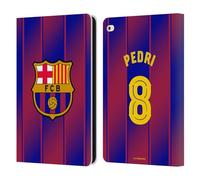 Head Case Designs Officially Licensed FC Barcelona Pedri 2025/26 Players Home Kit Leather Wallet Case Compatible With Apple iPad Air 2 (2014)
