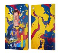 Head Case Designs Officially Licensed FC Barcelona Robert Lewandowski 2022/23 First Team Leather Wallet Case Compatible With Apple iPad 10.2 2019/2020/2021