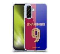 Head Case Designs Officially Licensed FC Barcelona Robert Lewandowski 2024/25 Players Home Kit Gel Case [Military Grade Protection] Compatible With Samsung Galaxy A36 5G