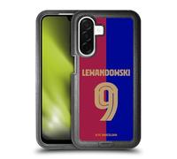 Head Case Designs Officially Licensed FC Barcelona Robert Lewandowski 2024/25 Players Home Kit Ultra-Armoured Shockproof Case [Military Grade Protection] Compatible With Samsung Galaxy A26 5G