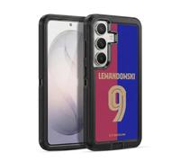 Head Case Designs Officially Licensed FC Barcelona Robert Lewandowski 2024/25 Players Home Kit Ultra-Armoured Shockproof Case [Military Grade Protection] Compatible With Samsung Galaxy S26 Plus