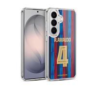 Head Case Designs Officially Licensed FC Barcelona Ronald Araújo 2022/23 Players Home Kit Gel Case [Military Grade Protection] Compatible with Samsung Galaxy S26 and Compatible with MagSafe