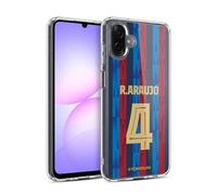 Head Case Designs Officially Licensed FC Barcelona Ronald Araújo 2022/23 Players Home Kit Gel Case [Military Grade Protection] Compatible With Samsung Galaxy A07 4G
