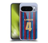 Head Case Designs Officially Licensed FC Barcelona Ronald Araújo 2022/23 Players Home Kit Gel Case [Military Grade Protection] Compatible with Google Pixel 10 Pro XL and Compatible with MagSafe