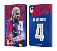 Head Case Designs Officially Licensed FC Barcelona Ronald Araújo 2023/24 First Team Leather Wallet Case Compatible With Apple iPad mini (2021/2024)