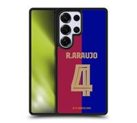 Head Case Designs Officially Licensed FC Barcelona Ronald Araújo 2024/25 Players Home Kit Gel Armour Case [Military Grade Protection] Compatible With Samsung Galaxy S25 Ultra