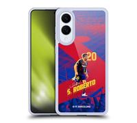 Head Case Designs Officially Licensed FC Barcelona Sergio Roberto 2020/21 First Team Group 1 Gel Case [Military Grade Protection] Compatible With Samsung Galaxy S25 Edge