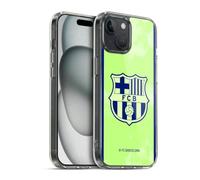 Head Case Designs Officially Licensed FC Barcelona Third 2024/25 Crest Kit Gel Case [Military Grade Protection] Compatible with Apple iPhone 15 and Compatible with MagSafe