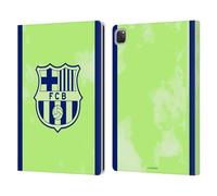 Head Case Designs Officially Licensed FC Barcelona Third 2024/25 Crest Kit Leather Wallet Case Compatible With Apple iPad Pro 12.9 2020/2021/2022