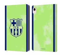 Head Case Designs Officially Licensed FC Barcelona Third 2024/25 Crest Kit Leather Wallet Case Compatible With Apple iPad mini (2021/2024)