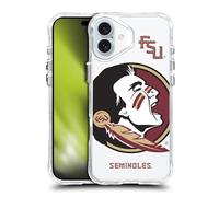 Head Case Designs Officially Licensed Florida State University FSU Florida State University Oversized SHOCKPROOF BUMPER CASE COMPATIBLE WITH Apple iPhone 16 Plus & MAGSAFE