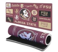 Head Case Designs Officially Licensed Florida State University FSU Sticker Collage Florida State University 23.62 x 11.81 x 0.12 inches (600 x 300 mm) - L Gaming Desk PC Keyboard Mouse Mat Pad