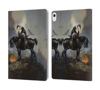 Head Case Designs Officially Licensed Frank Frazetta Death Dealer Medieval Fantasy Leather Wallet Case Compatible With Apple iPad Air 13 2024/2025