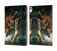 Head Case Designs Officially Licensed Frank Frazetta Girl and the Beast Medieval Fantasy Leather Wallet Case Compatible With Apple iPad Air 13 2024/2025