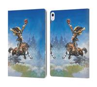 Head Case Designs Officially Licensed Frank Frazetta Headless Horseman Medieval Fantasy Leather Wallet Case Compatible With Apple iPad Air 13 2024/2025